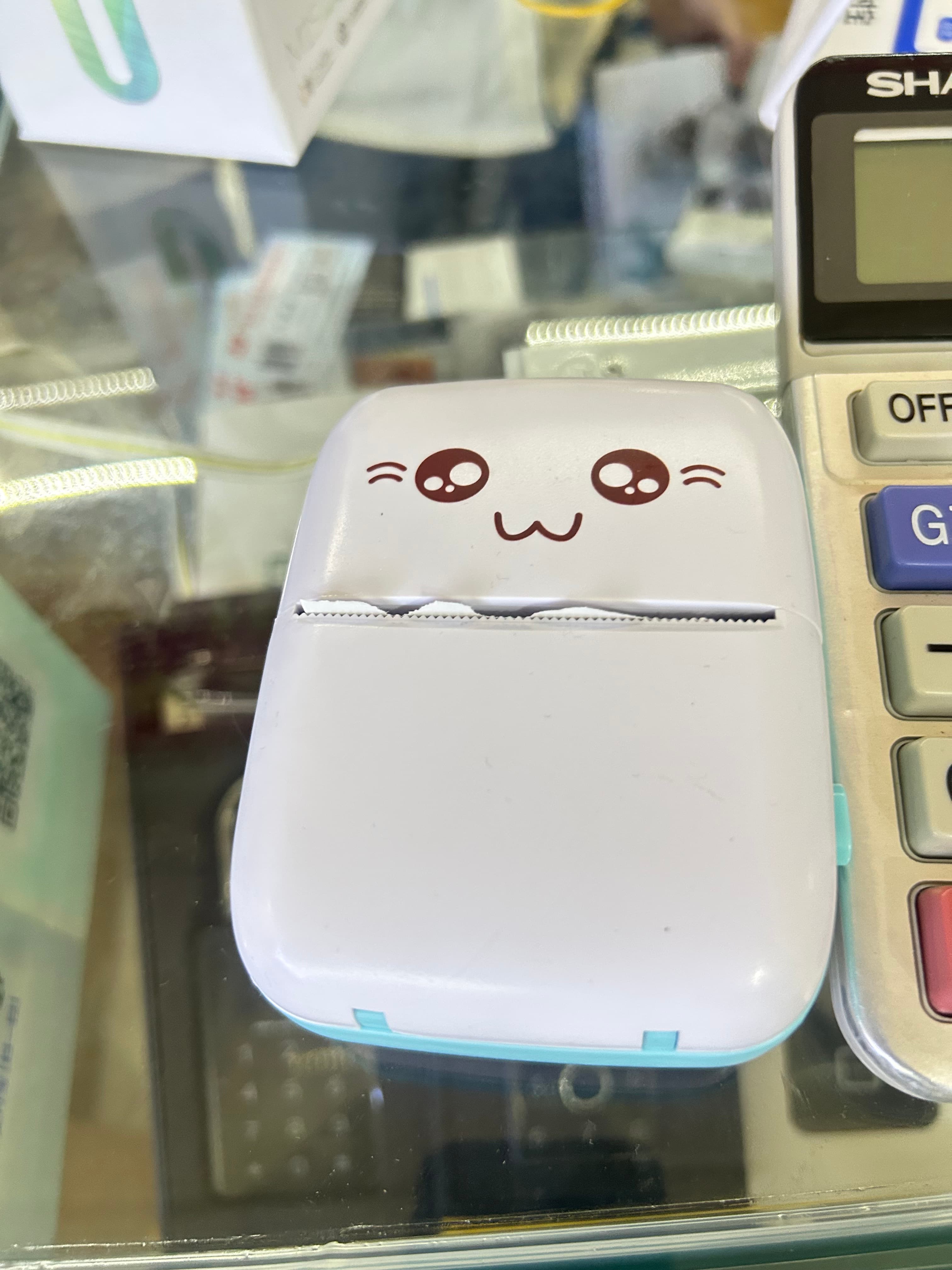 Mini Printer with 3 thermal paper rolls